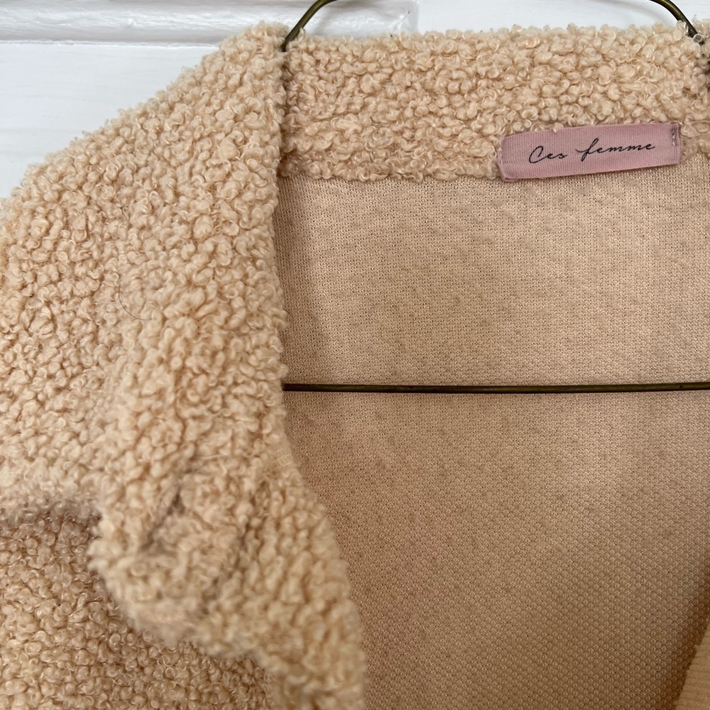 Oversized Teddy Jacket - Picture 2 of 3